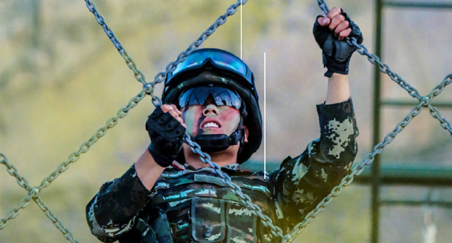 奋斗是青春最亮丽的底色，军人的青春，在战位上！