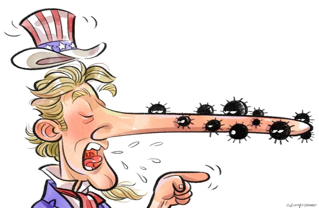 病毒溯源,美国不要贼喊捉贼丨小象漫评