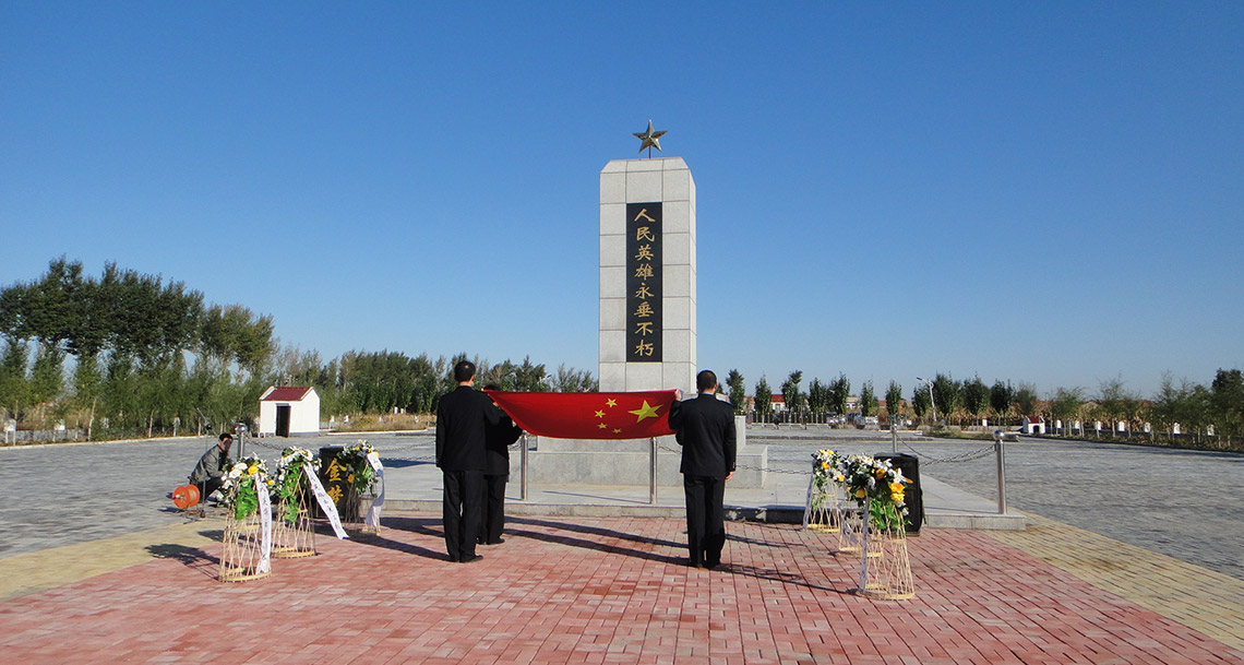 东来镇正义举行纪念烈士活动